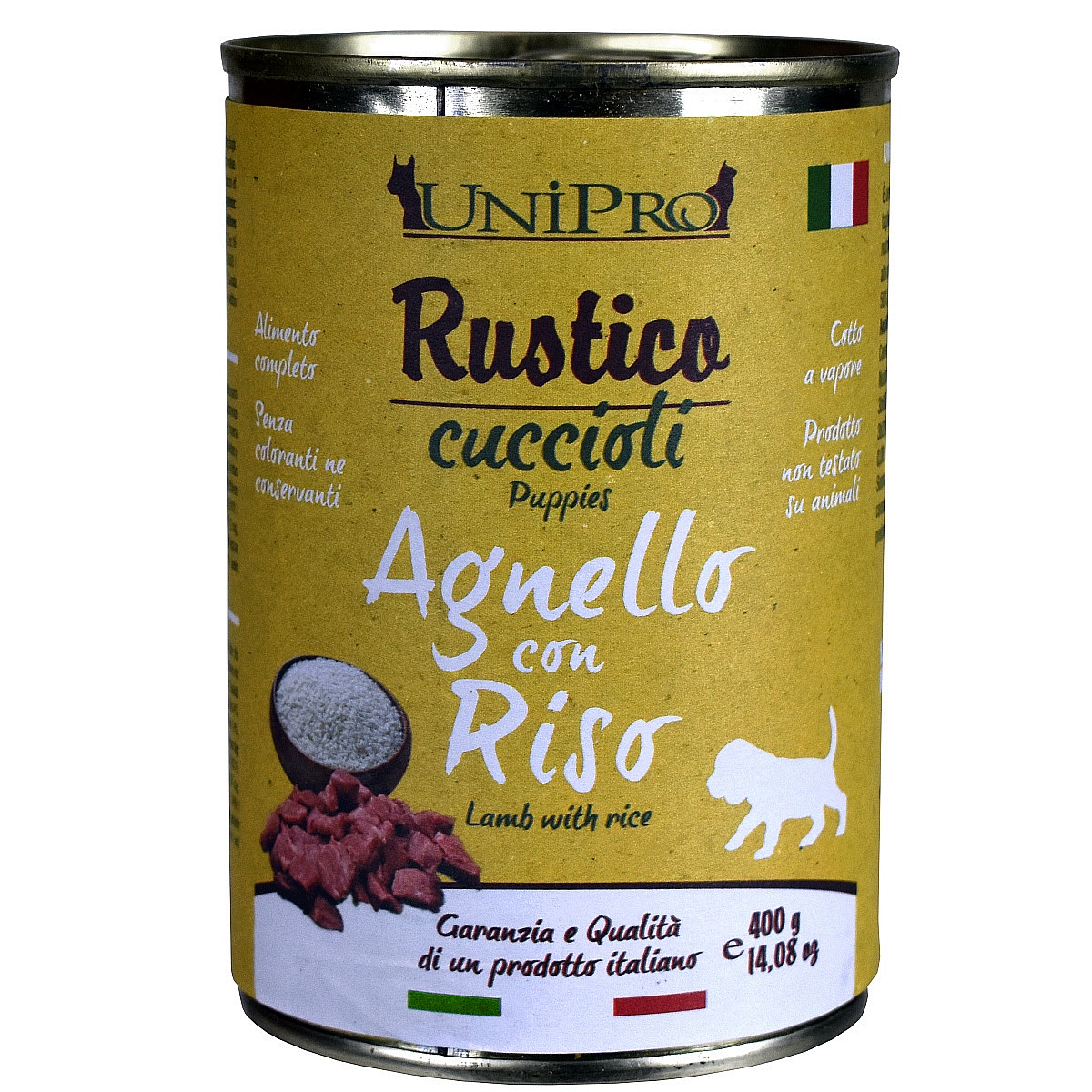 UniPro Rustico karma dla psa szczeniaka, juniora, puppy 400g jagnięcina z ryżem - UniPro zdjęcie 2