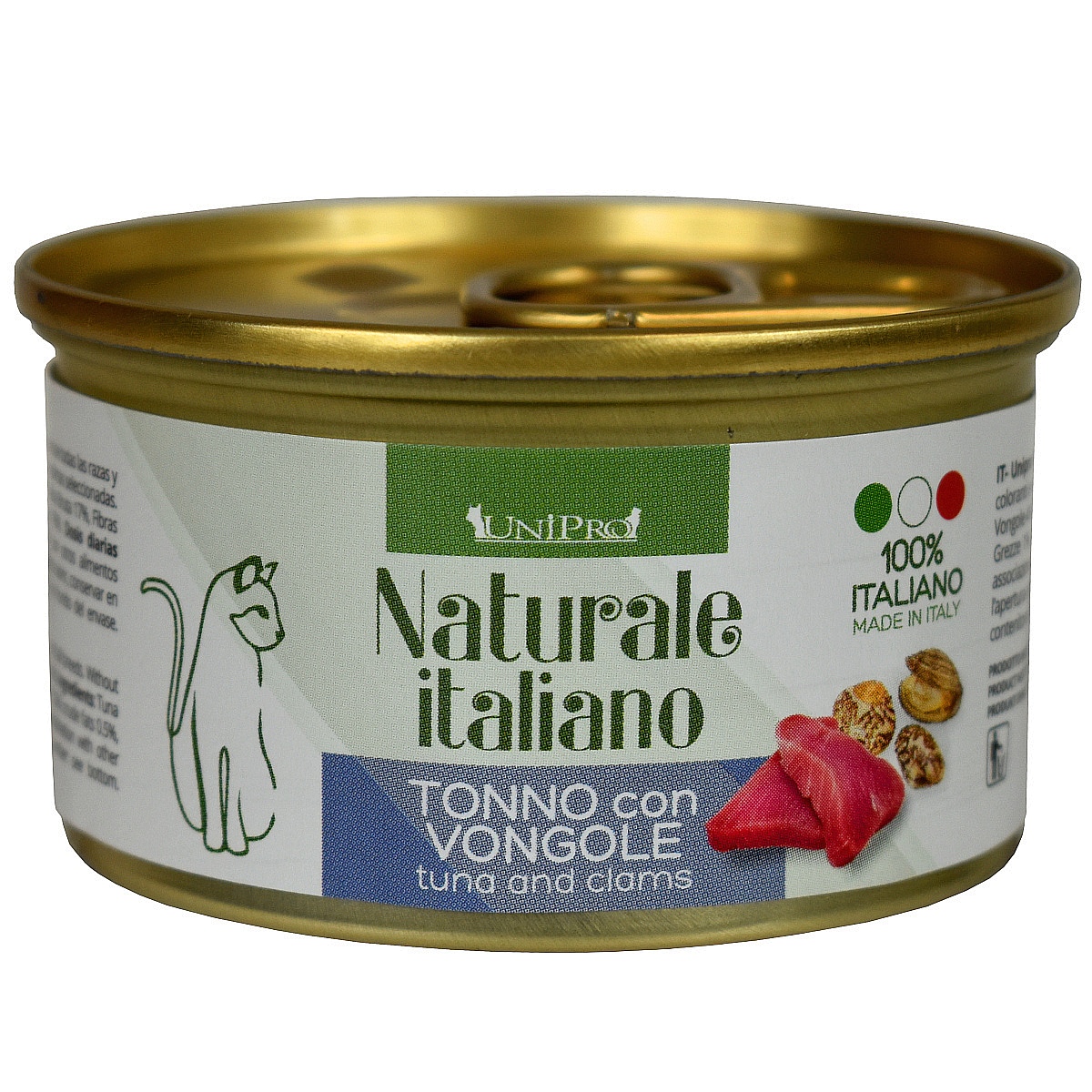 UniPro Unicamente Naturale Italiano karma dla kota 85g tuńczyk z małazmi w sosie własnym - UniPro zdjęcie 2