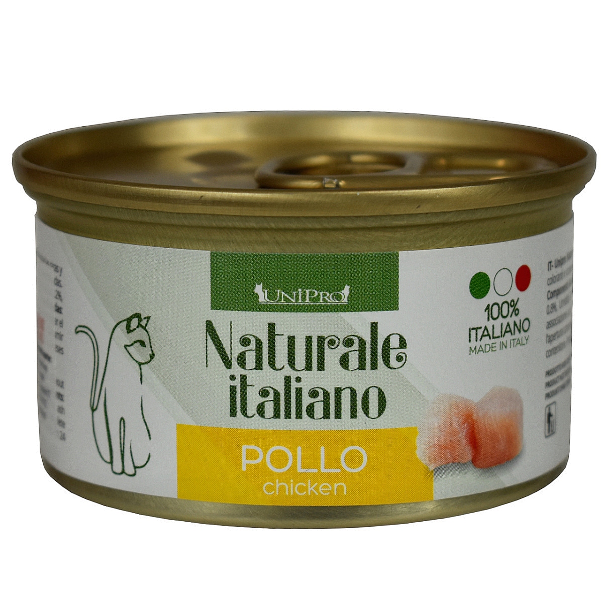 UniPro Unicamente Naturale Italiano karma dla kota 85g kurczak w sosie własnym - UniPro zdjęcie 2