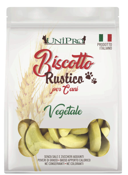 UniPro Biscotto Rustico przysmak włoskie ciasteczka dla psa 300g warzywne ( wielkość ciasteczka ok.4cm )