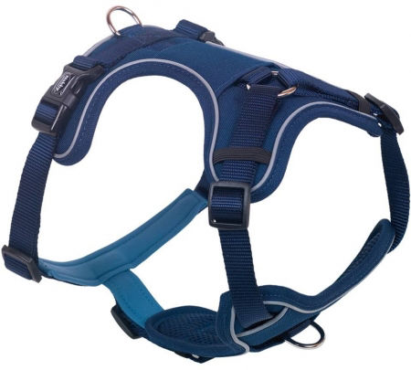 Szelki dla psa Nobby Mailo S 15mm; 23-35, 40-55cm niebieskie