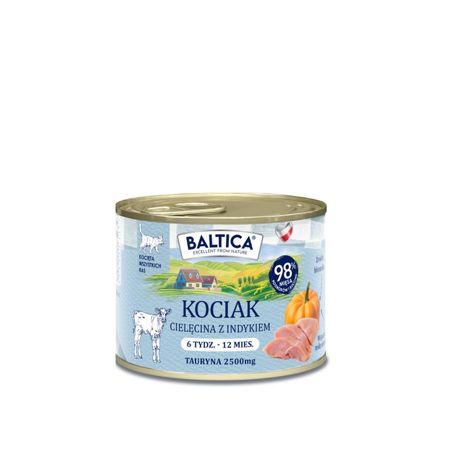 Balnica Smaki Regionów karma dla kociąt duoproteinowa, bezzbożowa 185g cielęcina z indykiem