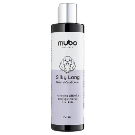 Mubo Silky Long Natural Conditioner 250ml - delikatna odżywka do długiej sierści dla psa i kota