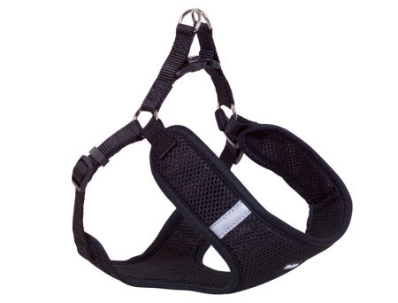 Szelki dla psa Nobby Mesh Reflect L 20mm 54cm, 58-69cm czarne