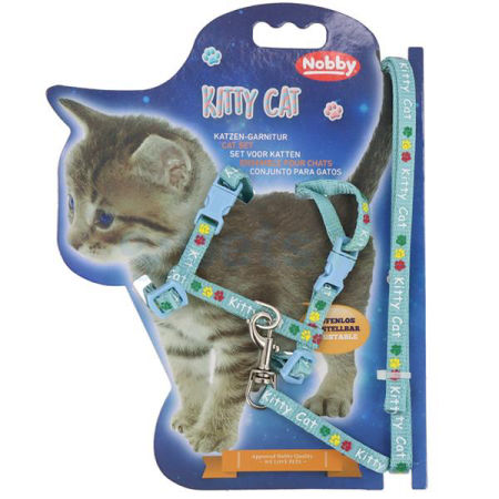 Szelki ze smyczą dla kociąt „Kitty Cat