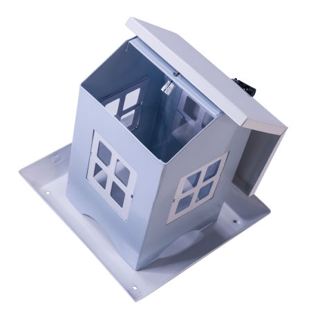 Karmnik dla ptaków Nobby " Ditte " 13x13x17cm biało-niebieski - Nobby zdjęcie 2