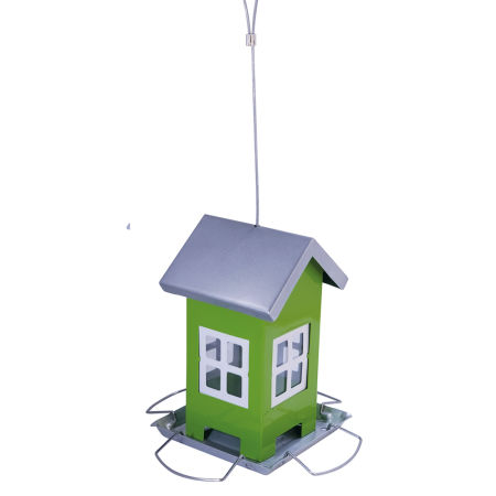 Karmnik dla ptaków Nobby " Alis" 12x12x19cm zielono-szary - Nobby zdjęcie 1