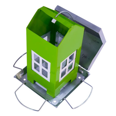 Karmnik dla ptaków Nobby " Alis" 12x12x19cm zielono-szary - Nobby zdjęcie 2