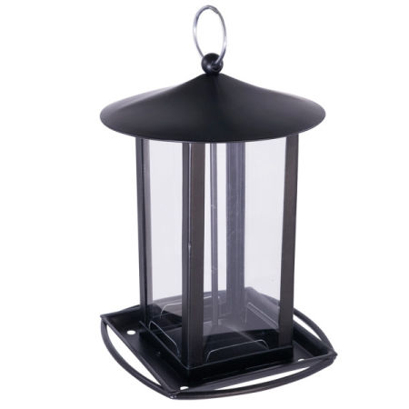 Karmnik dla ptaków Nobby 15x15x21cm czarny - Nobby zdjęcie 1