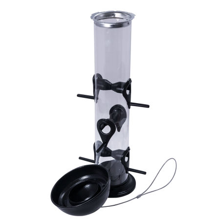 Karmnik dla ptaków Nobby Ø 12,5x40cm czarny - Nobby zdjęcie 2