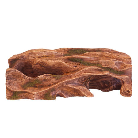 Ozdoba akwariowa Nobby " Wood hide " 30,5x11,2x11 cm - " Drewniany pień z otworami, jaskiniami " - Nobby zdjęcie 1