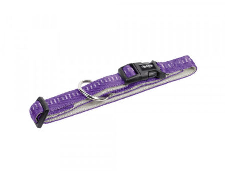 Obroża dla psa Nobby Soft Grip L-XL 25mm, 50-65cm fioletowa