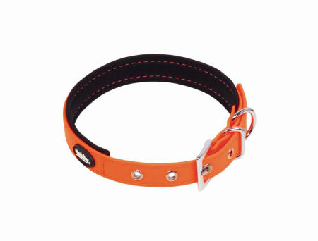 Obroża dla psa Nobby Cover L 25mm, 50-60cm pomarańczowa (PVC)