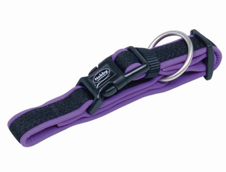 Obroża dla psa Nobby Mesh Preno L-XL 25/35mm, 50-65cm fioletowa