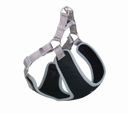 Szelki dla psa Nobby Black Mesh Reflect XL 25mm 66cm, 69-83cm czarno-szare