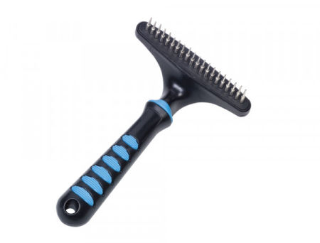 Grzebień/zgrzebło OBROTOWY do sierści długiej Nobby Comfortline Undercoat & Shedding 20 zębów