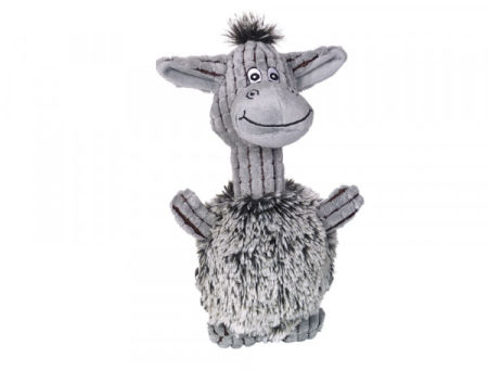 Pluszowa zabawka dla psa Nobby plush animal donkey TPR ball inside (Ø9cm) 24cm - pluszowy osioł z piszczałką i wbudowaną piłką z gumy termoplastycznej