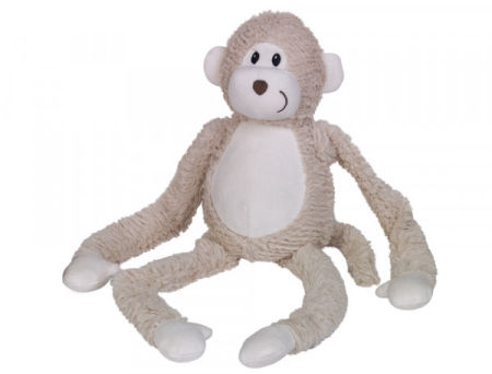 Pluszowa zabawka dla psa Nobby plush animal monkey 23cm - pluszowa małpka z piszczałką i ruchomymi nogami, rękami