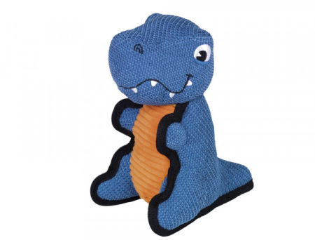 Pluszowa zabawka dla psa Nobby plush saurian Dinosaur 19cm - pluszowo-materiałowy dinozaur z piszczałką