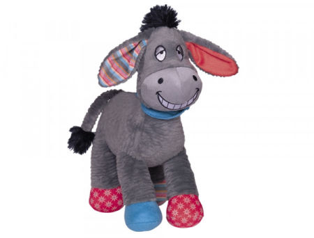 Pluszowa zabawka dla psa Nobby plush animal Donkey 30cm - pluszowy osioł z piszczałką