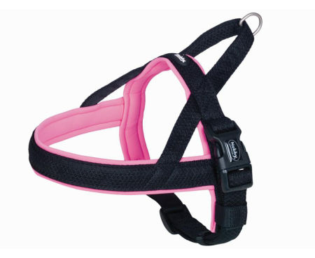 Szelki norweskie dla psa Nobby Mesh Preno M-L 25/35mm; 42cm, 50-64cm różowe