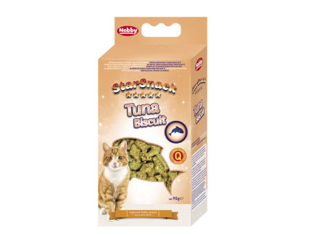 Przysmak dla kota StarSnack Tuna Biscuit 90g Nobby - ciasteczka z tuńczykiem i kocimiętką - Nobby zdjęcie 2