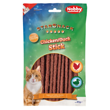 Przysmak dla kota StarSnack Chicken/Duck Stick 85g Nobby - paluszki kurczak z kaczką - Nobby zdjęcie 1