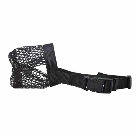 Poison protection Nobby - nylonowy kaganiec dla psa zapobiegający połknięciu, zjadaniu niepożądanych rzeczy L 32cm czarny - Nobby zdjęcie 1