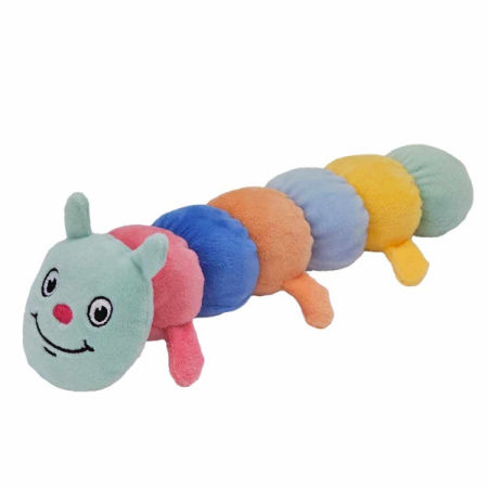 Pluszowa zabawka dla psa Nobby plush cateroillar small 25cm - pluszowa gąsiennica z piszczałką