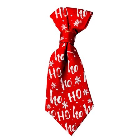 Świecący Świąteczny Krawat dla Psa Czerwony LED Nobby Xmas od Nobby