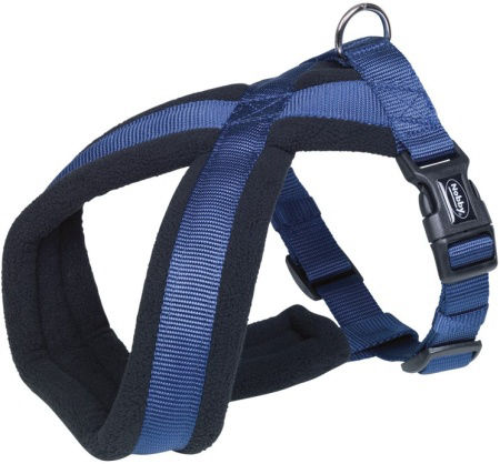 Szelki dla psa Nobby Classic Comfort M 25/50mm, 45-70cm ciemnoniebieskie (granatowe)