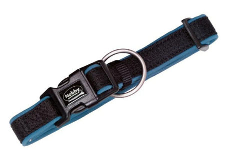 Obroża dla psa Nobby Mesh Preno XS-S 15/20mm, 25-35cm niebieska