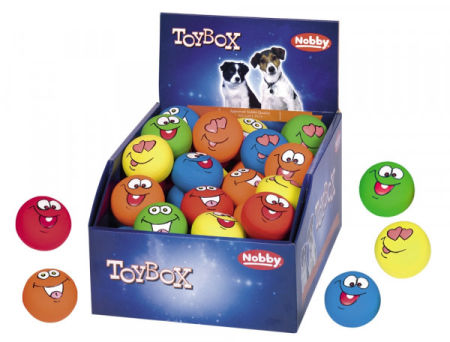 Lateksowa zabawka dla psa Nobby Crazy Faces 5,5cm