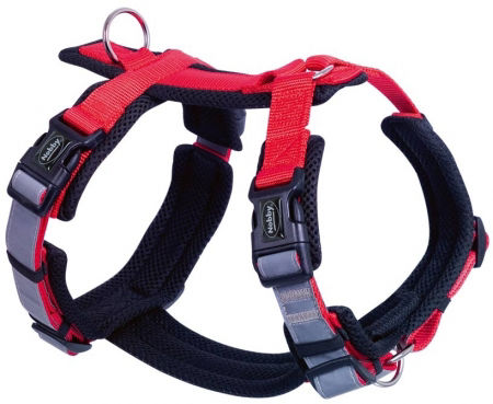 Szelki dla psa Nobby Daily Walk Comfort S-M 32-36, 48-64cm czerwone