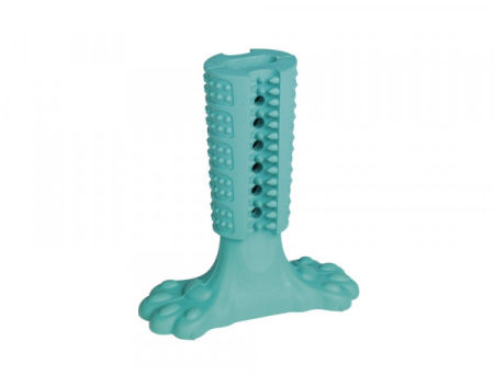 Zabawka dla psa Nobby Detal Line Rubber Toy with mint 9x10cm, 50cm- miętowa, gumowa kurza stopa z przyssawką