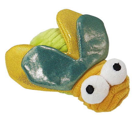 Zabawka dla kota materiałowy chrząszcz z trzeszczącymi elementami i kocimiętką 9.5 cm Nobby