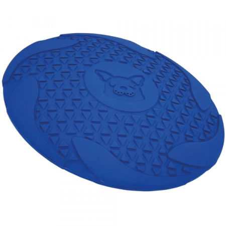 Zabawka dla psa Nobby Rubber Line Toy Fly Disc blue Ø 23cm - gumowy, elastyczny, niebieski dysk