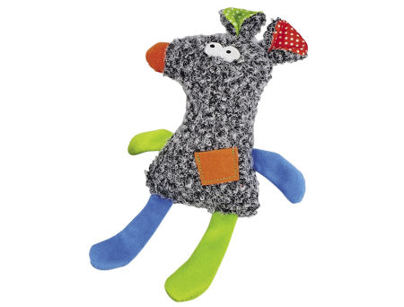 Zabawka dla kota pluszowa mysz z trzeszczącymi elementami i kocimiętką 30 cm Nobby