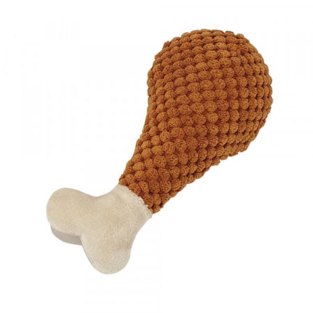 Pluszowa zabawka dla psa Nobby Chicken Leg 17,5cm - udko z kurczaka