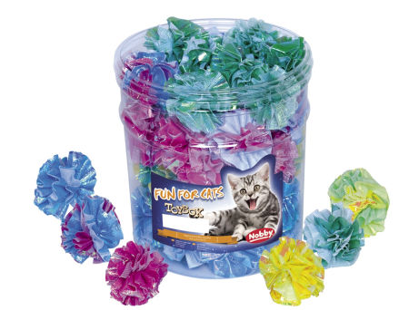 Zabawka dla kota materiałowa kulka 4.5 cm Toy Box Nobby
