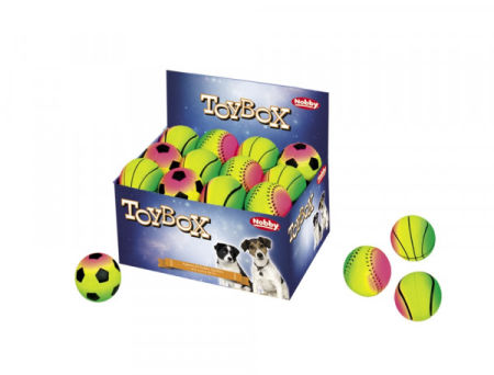 Zabawka dla psa Nobby Foam Rubber Ball Rainbow Ø 6,3cm- pływająca piłka z pianki gumowej 