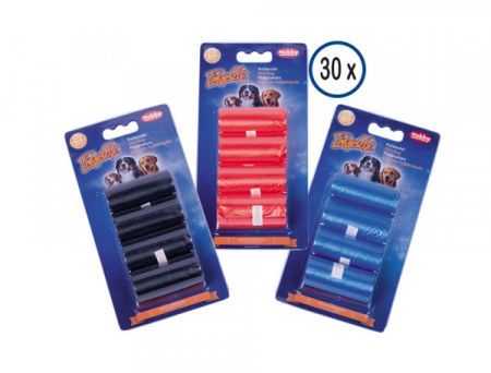 Woreczki na odchody TidyUp Nobby Display 30szt, 20szt woreczków na 1 rolce - w trzech kolorach