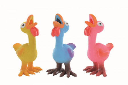 Lateksowa zabawka dla psa Nobby Pult 16cm - kurka ze specjalnym dzwiękiem 🎶