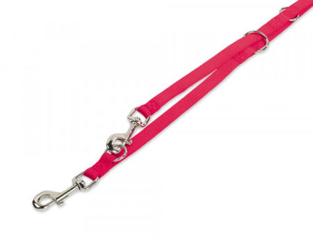 Smycz dla psa Nobby Classic M-L 20mm / 2,00m czerwona - przepinana , regulowana , lekka , miękka i wygodna