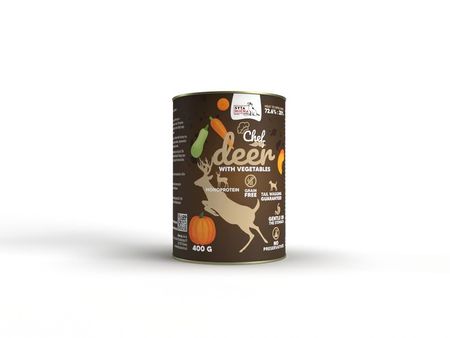 Syta Micha CHEF monoproteinowa mokra karma dla psów dorosłych 400g - jeleń z warzywami
