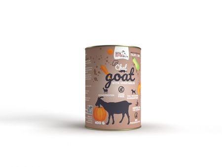 Syta Micha CHEF monoproteinowa mokra karma dla psów dorosłych 400g - koza z warzywami