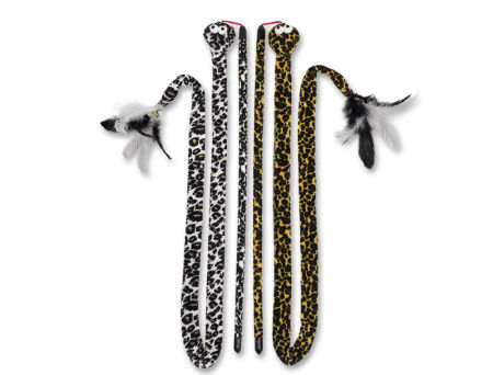 Zabawka dla kota pluszowy pręcik „Wąż