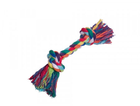 Zabawka dla psa Nobby Playing rope 32cm, 180g - 100% bawełniany sznur z dwoma węzłami 
