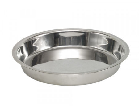 Miska dla szczeniąt metalowa ze stali nierdzewnej  1,50l 25cm