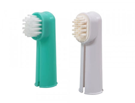 Finger toothbrush set - szczoteczki do zębów dla psa i kotów Nobby na palec 2szt.